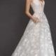 Blush by Hayley Paige Fleur de Lis Embroidered Tulle Ballgown 