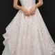 Hayley Paige Reagan Floral Embroidered Layered Ballgown 