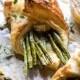 Asparagus And Brie Puff Pastry With Thyme Honey