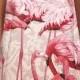 Women's Pink Flamingo Design Summer Shift Dress
