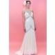 Badgley Mischka SS13 Dress 2 - Sleeveless Spring 2013 Full Length A-Line White Badgley Mischka - Rolierosie One Wedding Store