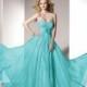 Alyce Paris B'Dazzle - 35418 Rosette Accented Empire Gown - Designer Party Dress & Formal Gown