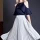 Elegant Vintage Pleated Ruffle Trail Dress One Color Mid-length Skirt Skirt - Bonny YZOZO Boutique Store