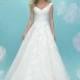 Allure Bridals 9475 Beaded Lace Ball Gown Wedding Dress - Crazy Sale Bridal Dresses