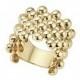LAGOS Caviar Gold Wide Band Ring 