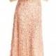 Adrianna Papell Short Sleeve Sequin Mesh Gown (Regular & Petite) 