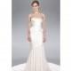 Amanda Wakeley SP14 Dress 28 - White Fit and Flare Strapless Full Length Amanda Wakeley Spring 2014 - Rolierosie One Wedding Store