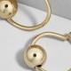 Palla 18K Gold Plated Huggie Hoop Earrings