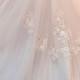 Attractive Tulle Off-the-shoulder Neckline Ball Gown Wedding Dress With Lace Appliques & 3D Flowers & Beadings