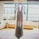 Jenny Packham Grey Backless Dress Inspired Wedding Gown - Hand-made Beautiful Dresses
