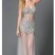 Illusion Floor Length Sleeveless JVN by Jovani Prom Dress - Brand Prom Dresses
