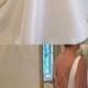 White Satins Round Neck Bowknot Backless Train Wedding Dress, Handmade Dresses