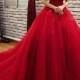 2018 Dark Red Quinceanera Dresses With Halter Neckline Puffy Tulle Lace Vestidos De Quinceañera Sweet 16 Dress