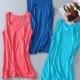 Must-have Vogue Slimming Candy Color Sleeveless Top Strappy Top - Discount Fashion in beenono
