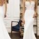 Mermaid Wedding Dress Illusion Back, Wedding Dress "Kalipso"
