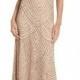Adrianna Papell Embellished Blouson Gown (Regular & Petite) 