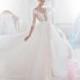 Nicole 2018 NIAB18014 Sweet Blush Chapel Train Illusion Ball Gown 1/2 Sleeves Lace Covered Button Appliques Wedding Gown - Wedding Dresses 2018,Cheap Bridal Gowns,Prom Dresses On Sale