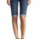 Hudson Jeans - Palerme Knee Cuffed Short In Alabaster Daze 2 - Designer Party Dress & Formal Gown