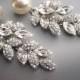 Pearl And Marquise CZ Bridal Earrings