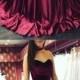 Fashion A-Line Sweetheart Burgundy Ball Gown Long Prom Evening Dress 17028