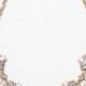 Pale Pink Floral Patterned Statement Necklace