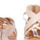 Steve Madden Honore Blush Leather Thong Sandals