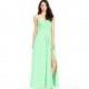 Mint_green Azazie Arabella Allure - Sweetheart Back Zip Chiffon Floor Length Dress - Charming Bridesmaids Store