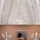 Lace Embroidery V-neck Royal Train Satin Wedding Dresses 2018