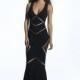 Dave and Johnny 1018 Deep V Neck Gown with Cutouts - Brand Prom Dresses