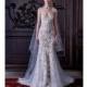 Monique Lhuillier - Spring 2017 - Blythe silk Chantilly lace sheath wedding dress with open back - Stunning Cheap Wedding Dresses