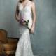Allure Couture C320 Beaded Lace Sheath Wedding Dress - Crazy Sale Bridal Dresses