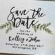 Simple Save the Date Cards, Floral Greenery Save the Date, Best Selling Items