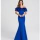 Ellie Wilde - EW118004 Tiered Ruffle Off Shoulder Mermaid Gown - Designer Party Dress & Formal Gown