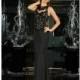 Xcite Prom - 30693 Sleeveless Lace Ornate Sheath Gown in Black - Designer Party Dress & Formal Gown