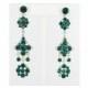 Helens Heart Earrings JE-X006587-1392-Silver-Emerald-Green Helen's Heart Earrings - Rich Your Wedding Day
