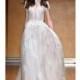 Inbal Dror 2017 BR.17.09 Sweep Train Lace Lace Up Ivory Sweet Appliques High Neck Aline Short Sleeves Dress For Bride - Charming Wedding Party Dresses