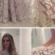 Chapel Train Vintage Lace Wedding Dresses Long Sleeves Wedding Gown Apd2174