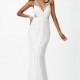 Jovani Plunging Neckline Gown JVN27558 -  Designer Wedding Dresses