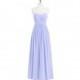 Lavender Azazie Kristen - Floor Length Sweetheart Back Zip Chiffon Dress - Simple Bridesmaid Dresses & Easy Wedding Dresses