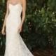Casablanca Bridal 2281 Forsythia Strapless Lace Sheath Wedding Dress - Crazy Sale Bridal Dresses