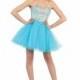 May Queen - Adorable Strapless Sweetheart Short Dress MQ1139 - Designer Party Dress & Formal Gown