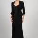 Daymor Couture - Rhinestone Embellished Gown with Jacket 404 - Designer Party Dress & Formal Gown