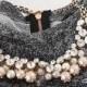 Pearl And Diamond Statement Necklace