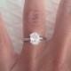 1.02ct Oval Diamond Engagement Ring GIA Certified 18kt White Gold JEWELFORME BLUE