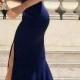Sexy Leg Slit Long Mermaid Evening Dress Off Shoulder Prom Gowns Royal Blue Prom Dresses U5652 From Ulass