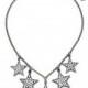 Ben-Amun - Rock Star Five Star Crystal Necklace - Designer Party Dress & Formal Gown