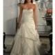 Wtoo - Spring 2013 - Brooklyn Strapless Luster Satin Ball Gown Wedding Dress with a Ruched Bodice - Stunning Cheap Wedding Dresses