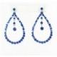Helens Heart Earrings JE-X005529-S-Sapphire Helen's Heart Earrings - Rich Your Wedding Day