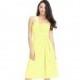 Daffodil Azazie Madalynn - Chiffon Strap Detail Knee Length Sweetheart Dress - Simple Bridesmaid Dresses & Easy Wedding Dresses