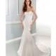 Vestido de novia de Cosmobella Modelo 7646 - 2014 Sirena Palabra de honor Vestido - Tienda nupcial con estilo del cordón